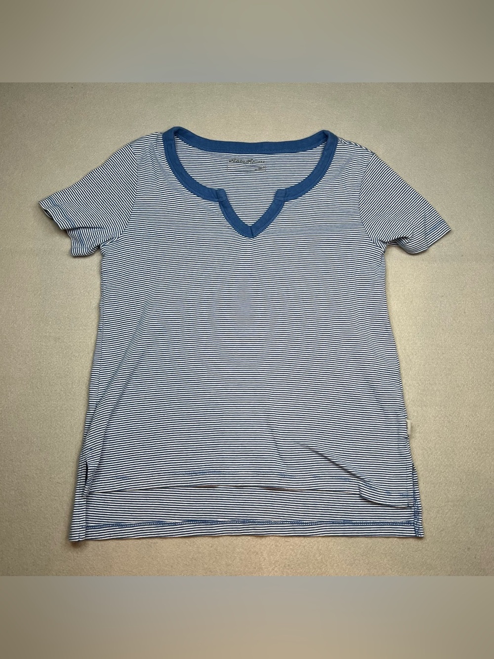 Eddie Bauer striped tee Small